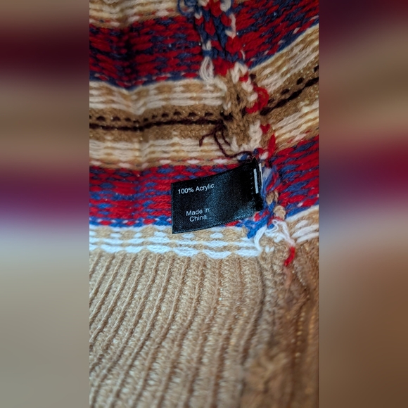 Button-Front Fair Isle Cardigan Lane Bryant 3x NWT - Picture 6 of 9